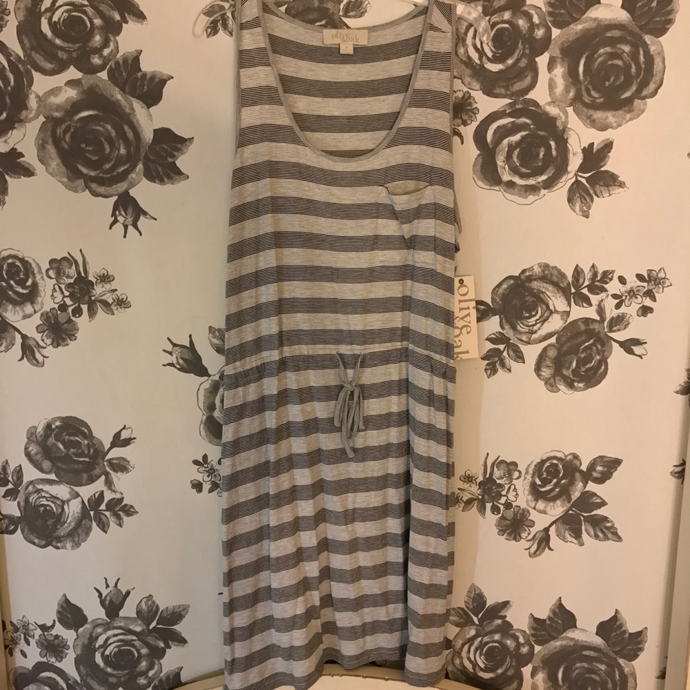 Flowy Grey Sun Dress